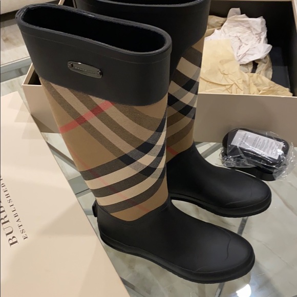 New Burberry Rain Boots 